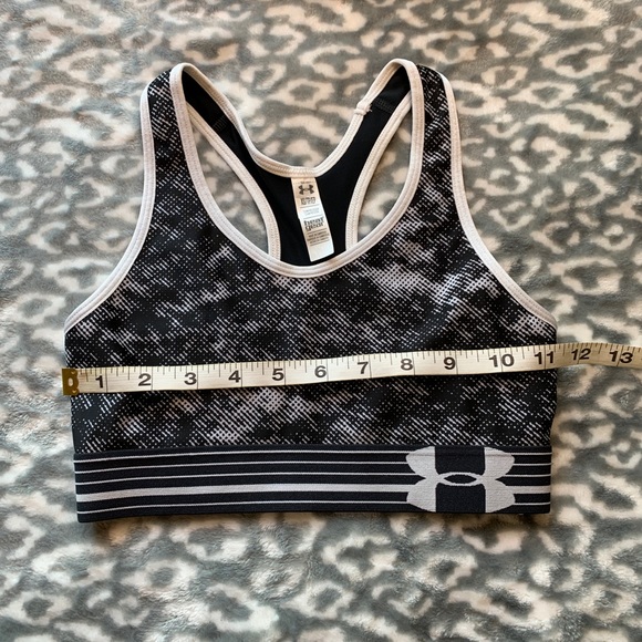 Under Armour UA HeatGear Mid Impact Sports Bra XS - Picture 11 of 12